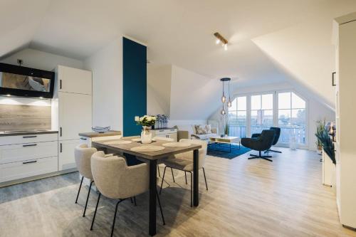 Una cocina o cocineta en Luv