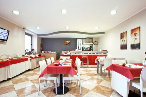 Uma área de estar em Hotel San Martino