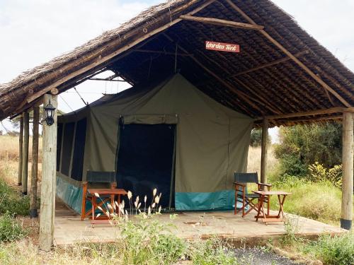 Amboseli Discovery Campにある庭