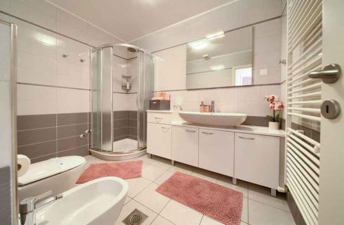 Koupelna v ubytování Apartment Malinska 34