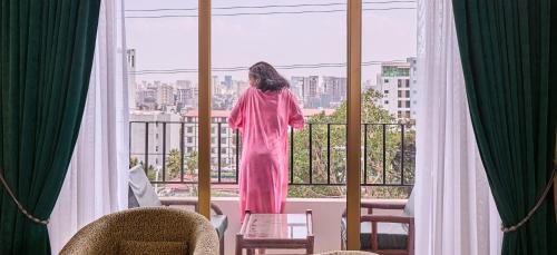 Μπαλκόνι ή βεράντα στο Garden Hills Hotel