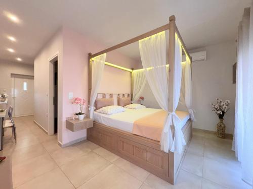 Ένα ή περισσότερα κρεβάτια σε δωμάτιο στο M&N Apartments