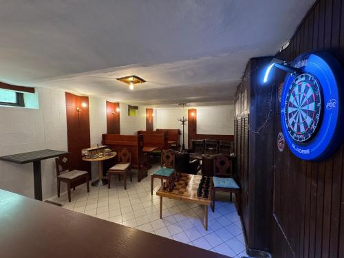 Χώρος καθιστικού στο Palota Hostel