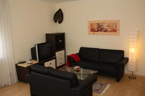 Μια τηλεόραση ή/και κέντρο ψυχαγωγίας στο Hotel Zum kühlen Grunde