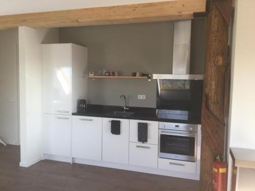 Dapur atau dapur kecil di Boerderij de Waard