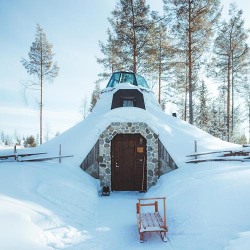 Apukka Resort om vinteren