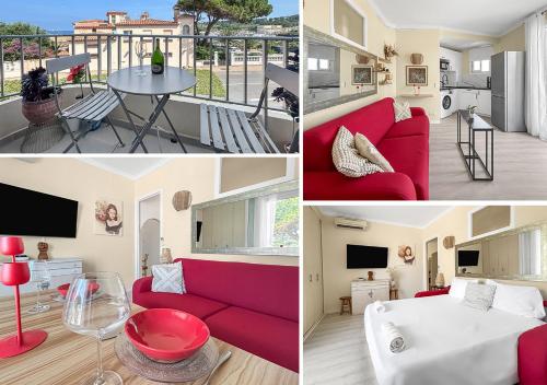 Studio Cap d Antibes Balcon vue mer