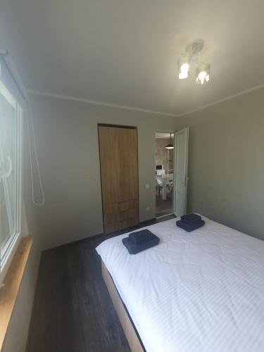 Postel nebo postele na pokoji v ubytování Guest House Filin