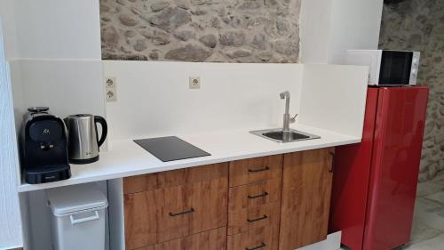 Η κουζίνα ή μικρή κουζίνα στο Casa Loma Lola