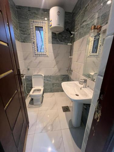 Ένα μπάνιο στο Marina Chalet 4 appliances A1