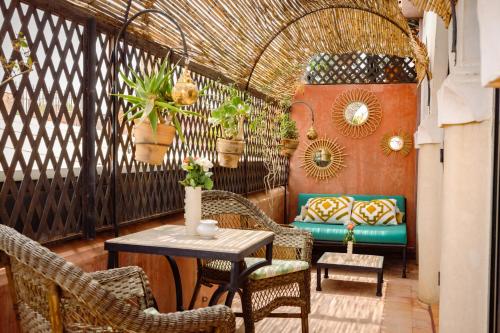 Riad Dar Al Assadにあるシーティングエリア