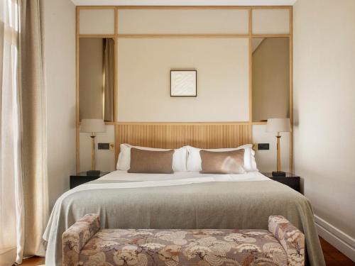 Ένα ή περισσότερα κρεβάτια σε δωμάτιο στο Hotel Único Madrid, Small Luxury Hotels