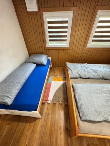Una cama o camas en una habitación de Chata Hugo