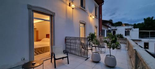 Μπαλκόνι ή βεράντα στο B&B Villa Dina