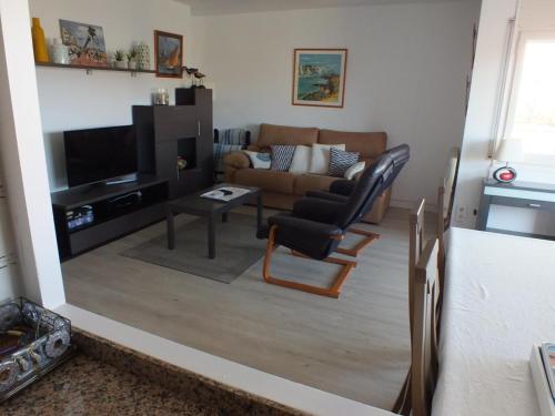 Appartement à 50m de la plage avec Wi-Fi et terrasse, 2 chambres, 6 pers.