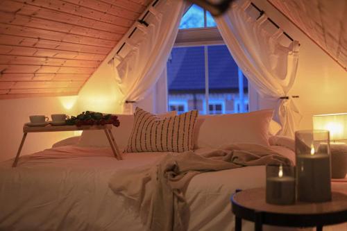 Katil atau katil-katil dalam bilik di Fully Equipped Home Close to Malmö & Copenhagen