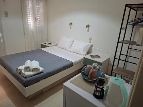 Ένα ή περισσότερα κρεβάτια σε δωμάτιο στο Villa Sylvia 1
