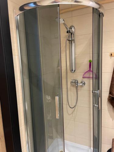 Koupelna v ubytování Apartament Max