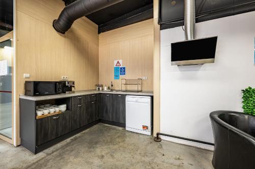 Nhà bếp/bếp nhỏ tại Heart of the city Hostel