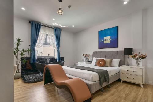 Katil atau katil-katil dalam bilik di Venus Secret Hotel Aeon Bình Tân