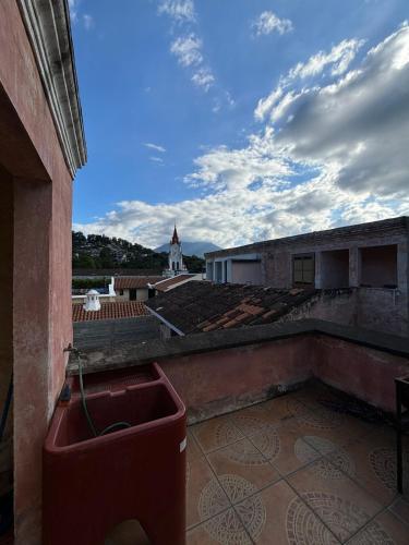 Landskap semula jadi dekat dengan rumah percutian