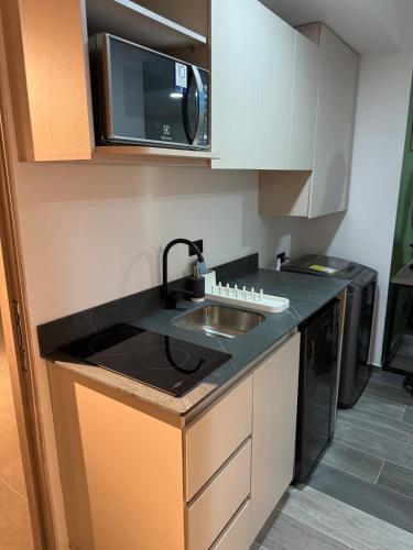 Dapur atau dapur kecil di Apartamento con excelente ubicación, Laureles