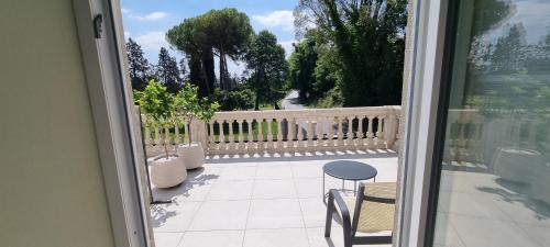Μπαλκόνι ή βεράντα στο B&B Villa Dina