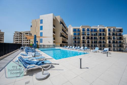 Private Beach 1BR-Yacht Club-Work Space-Pool-Gym