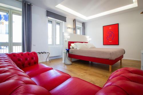 Postel nebo postele na pokoji v ubytování Album Boutique Rooms