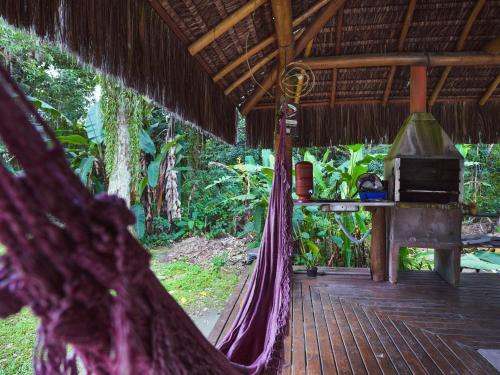 Taman di luar VELINN Pousada Bali Itamambuca