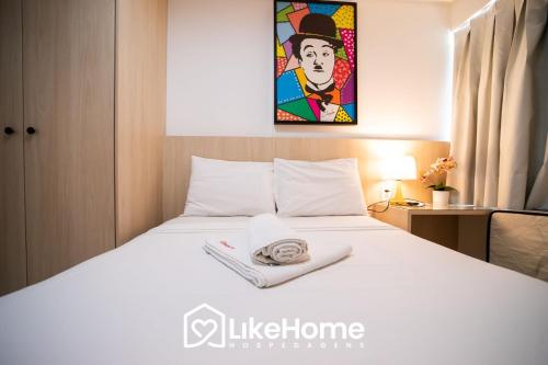Katil atau katil-katil dalam bilik di Edifício Chaves do Atlântico - LikeHome Hospedagens