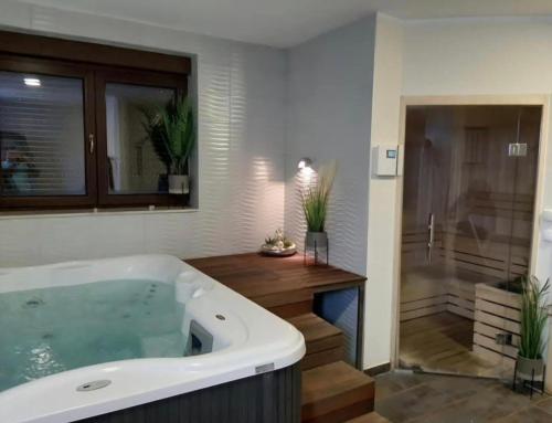 Koupelna v ubytování Apartman & Spa Zlatiborske zore