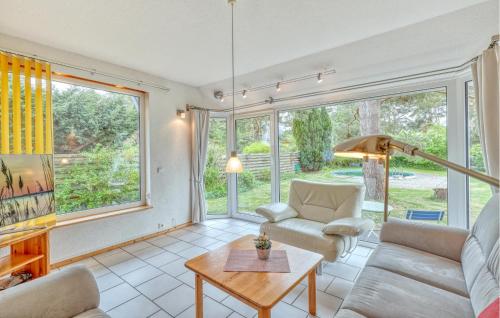 Posezení v ubytování Ferienwohnung Pruchten