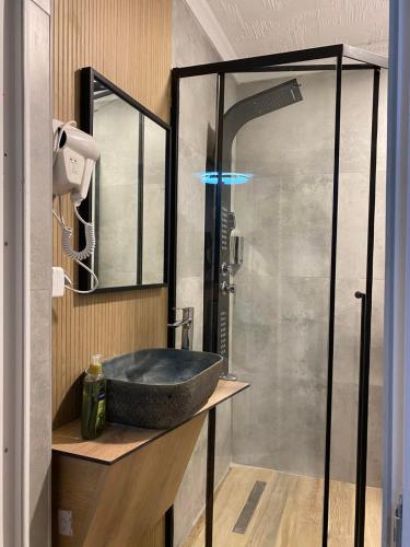Vonios kambarys apgyvendinimo įstaigoje Apartment Ness1