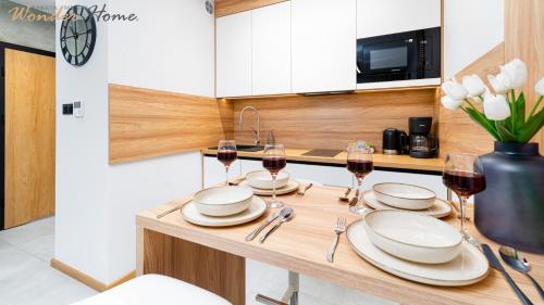 Dapur atau dapur kecil di Wonder Home- Izeryn- centrum