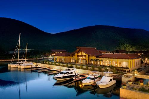 Landskap semula jadi dekat dengan resort
