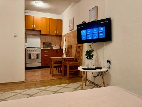 Kuchyň nebo kuchyňský kout v ubytování Apartment Rest Mostar Zalik