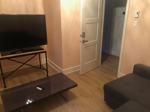 TV a/nebo společenská místnost v ubytování private apartment 2nd bed extra twenty dollars cash