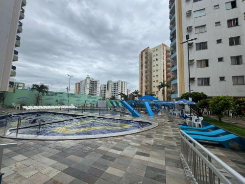 Πισίνα στο ή κοντά στο AGUAS dA FONTE T