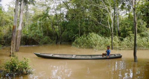 Landskap semula jadi dekat dengan rumah tamu ini