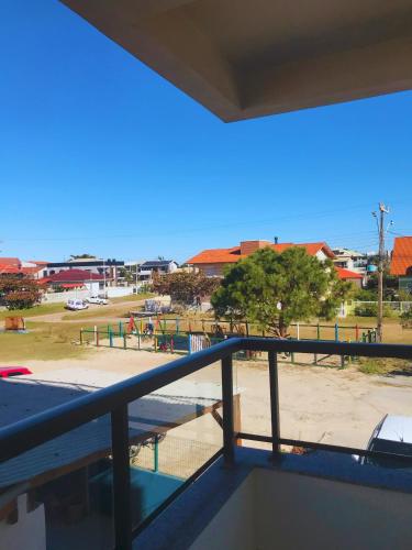 Ein Balkon oder eine Terrasse in der Unterkunft Pousada Nova Trilha