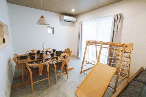 A house that can be used as a resort for playing and as a base for family workations