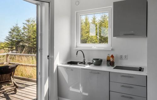 Kuchyň nebo kuchyňský kout v ubytování 1 Bedroom Cozy Home In Sejerø