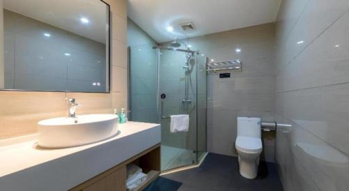 Bagno di City Comfort Inn Wuhan Jindi Plaza Luojiagang Metro Station