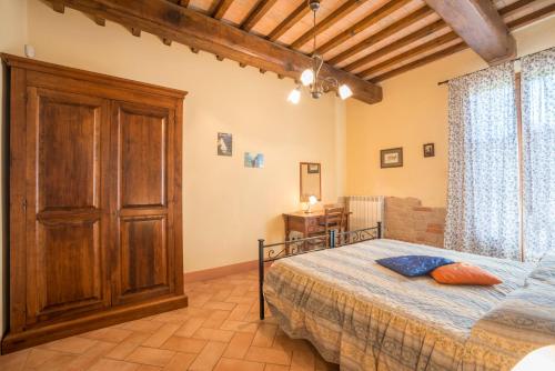 Posteľ alebo postele v izbe v ubytovaní Agriturismo Il Poggetto