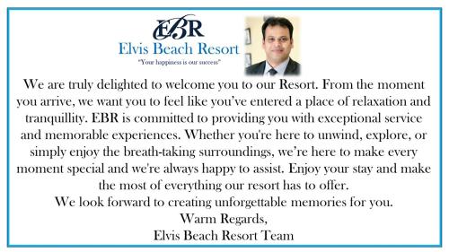 beach resort invitation to the resort with a man at Elvis Beach Resort in Trincomalee