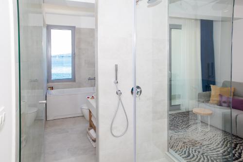 Kupatilo u objektu Hotel Casa del Mare - Blanche
