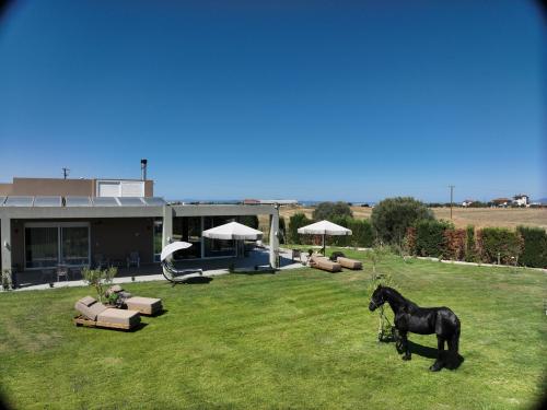 GF Luxury Villa with indoor pool -Afytos