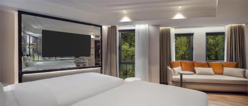 Cama o camas de una habitación en The Ritus Hotel Istanbul Sultanahmet, Tapestry Collection by Hilton