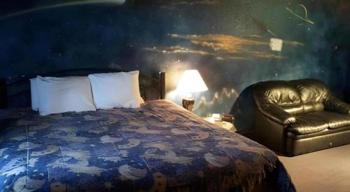 Ένα ή περισσότερα κρεβάτια σε δωμάτιο στο Quality Inn & Suites Lincoln North